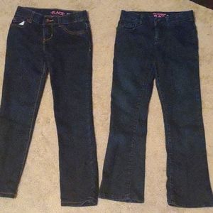 💚3/$20💚*Price Drop! 2 pairs Children's Place girls Jeans bundle